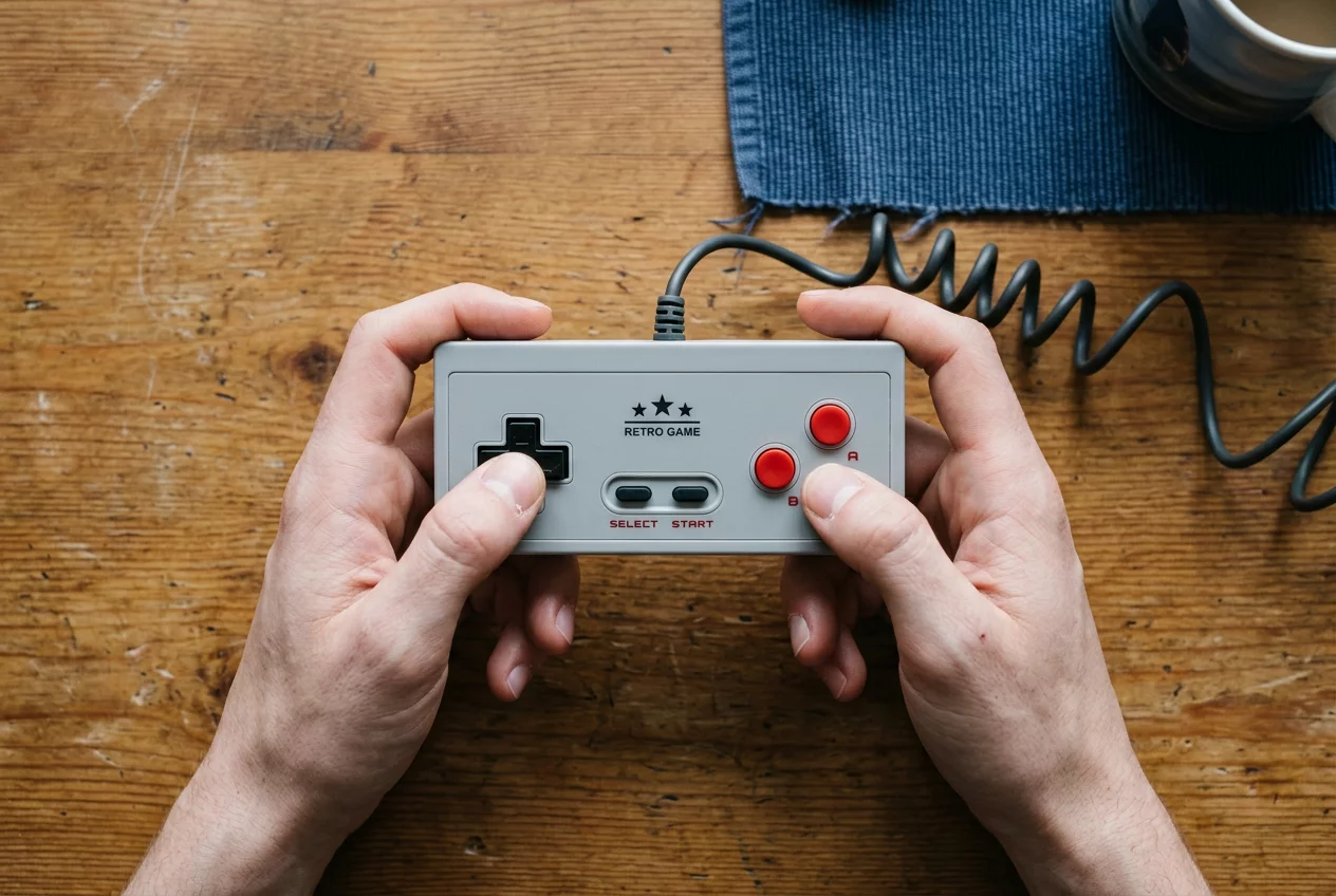 Retro controller handling