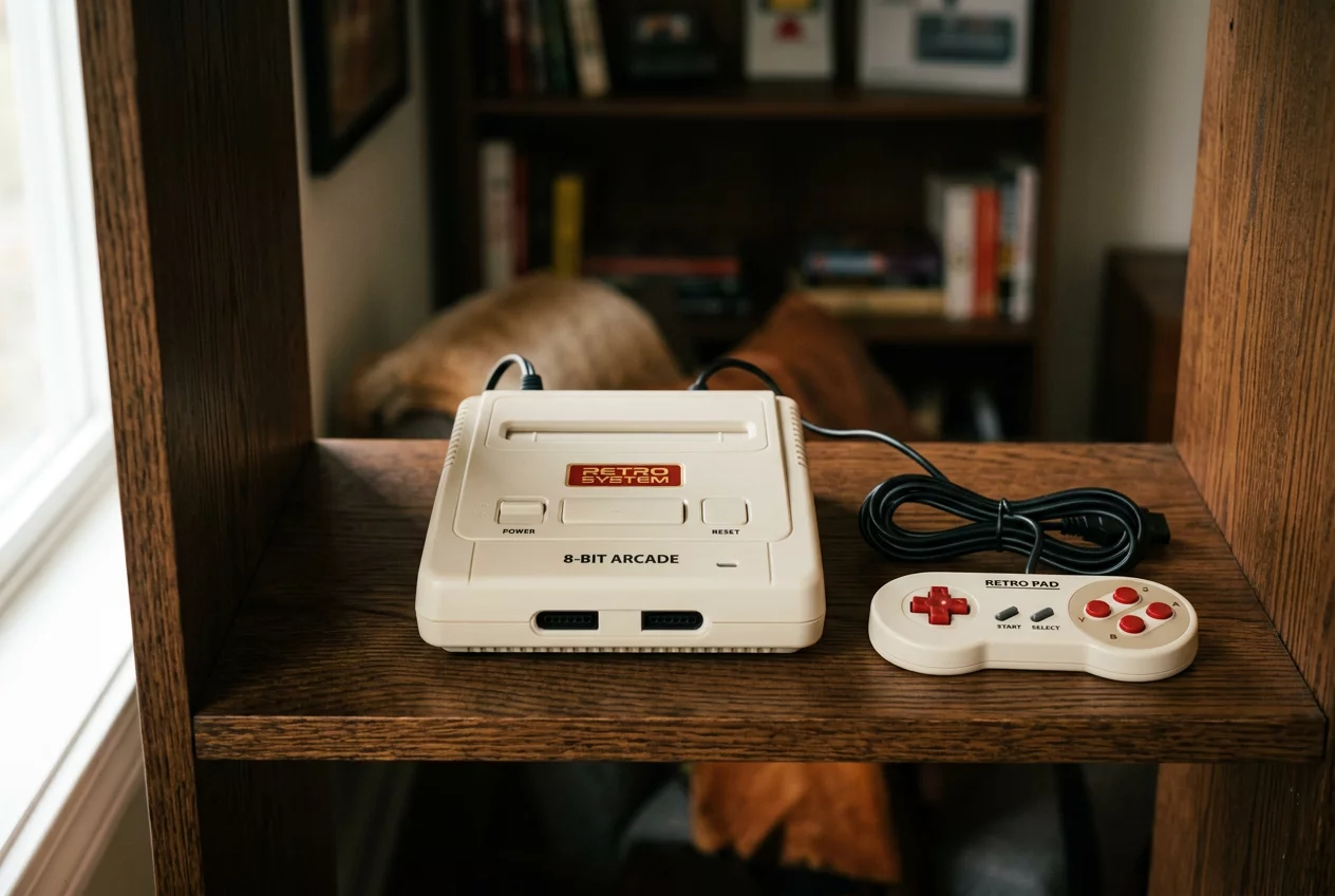 Restored console shelf